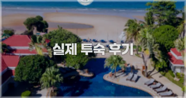 💬 실제 투숙 후기